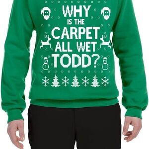 Wild Bobby I Don't Know Margo Ugly Christmas Sweater Unisex Crewneck Sweatshirt